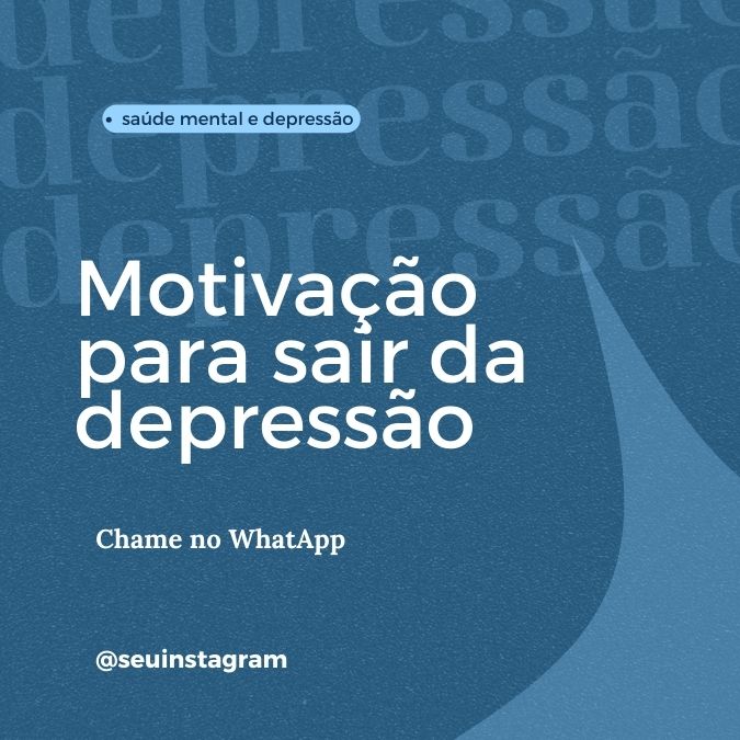 Motivação para sair da depressão